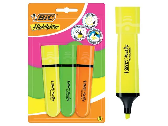 BIC® Tekstmarker BIC Brite Liner ass (3)