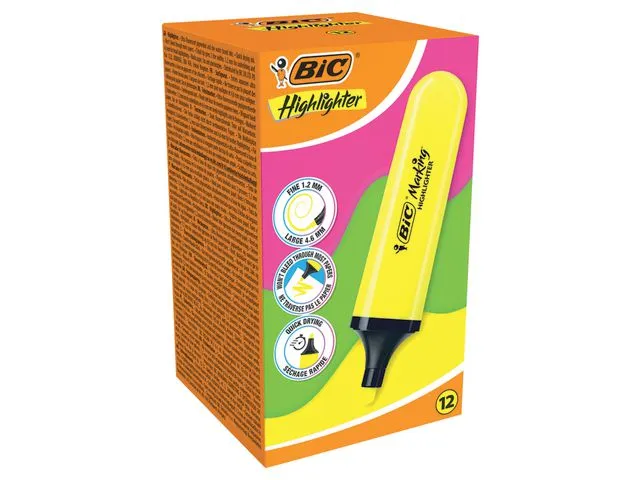 BIC® Tekstmarker BIC Brite Liner gul