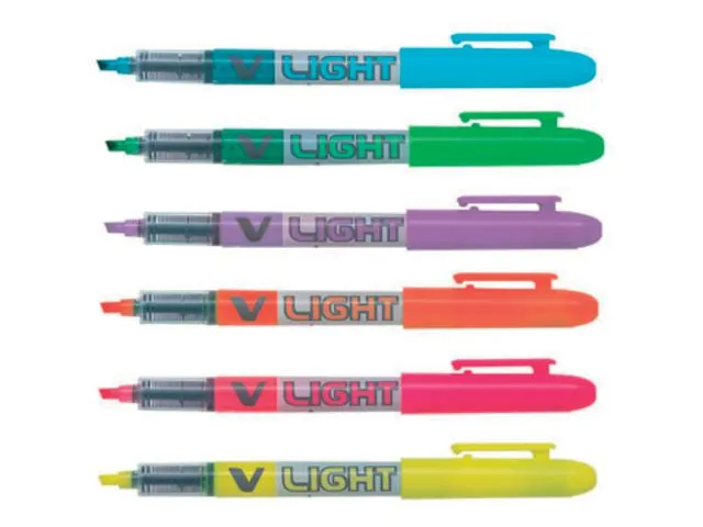 Pilot Tekstmarker PILOT V Liquid Light ass (6)