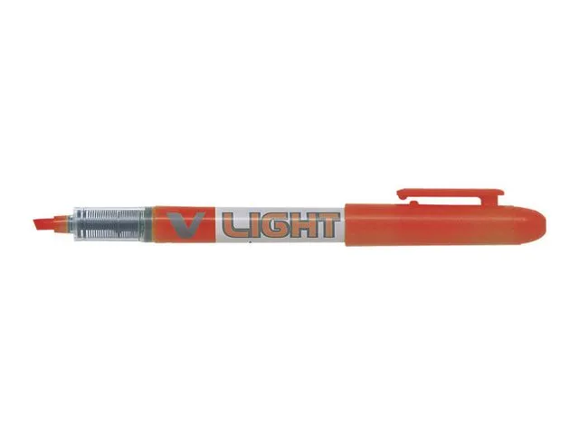 Pilot Spotliter V Liquid Light merkepenn skråskåret spiss, oransje