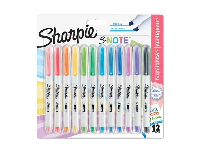 Sharpie Tekstmarker SHARPIE ass. (12)