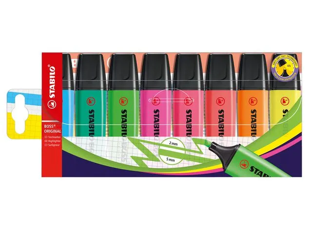 STABILO Tekstmarker STABILO Boss ass (8)