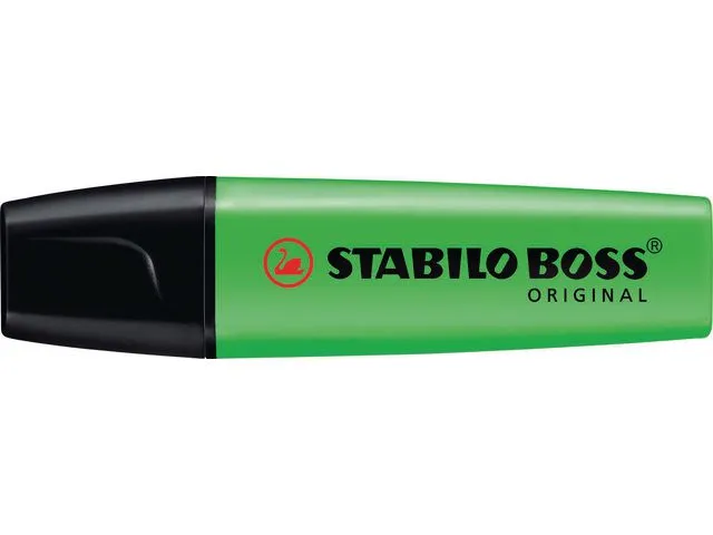 STABILO BOSS® ORIGINAL-merkepenn, skråskåret grønn spiss, 2 + 5 mm, 70/33