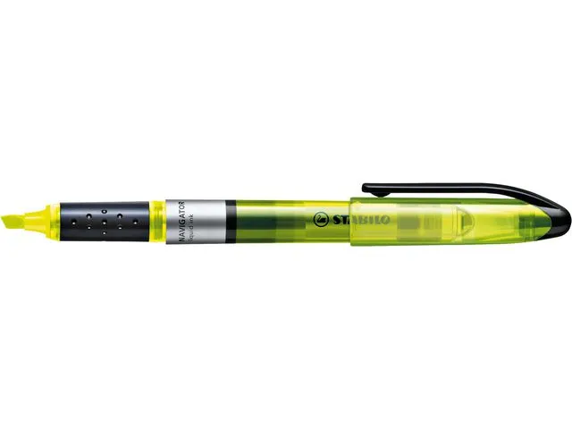 STABILO NAVIGATOR®-merkepenn, skråskåret gul spiss, 1 + 4 mm, 545/24