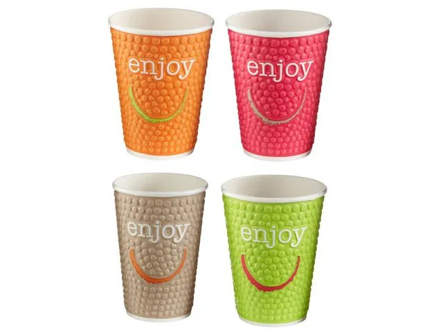 Huhtamaki Termobeger Double wall Enjoy 25cl (37)