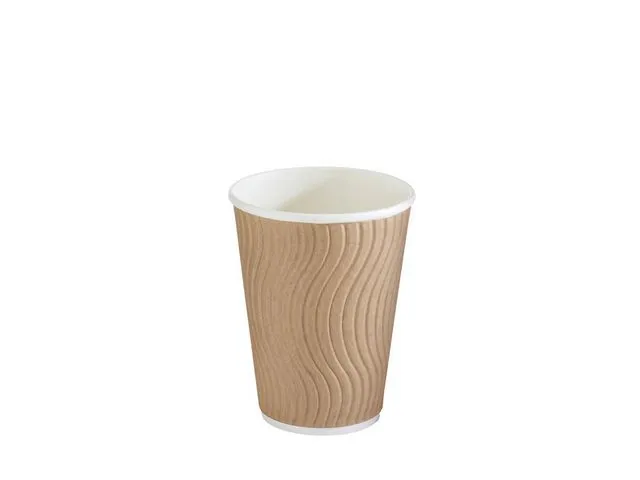 Huhtamaki Termobeger Double wall Wave 30cl (40)