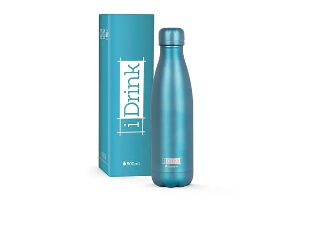 iDrink Termoflaske IDRINK 500ml metallic grønn