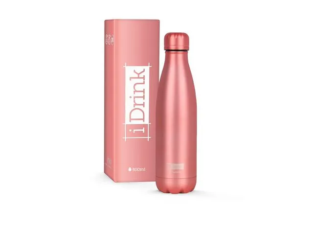 iDrink Termoflaske IDRINK 500ml metallic rosa