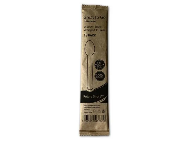 Huhtamaki Teskje tre 11cm enkeltPKket (500)