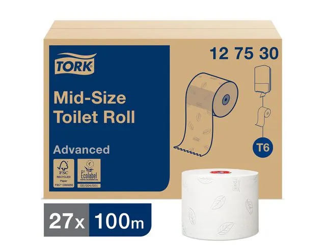 Tork Toalettpapir TORK Advance 2L T6 100m