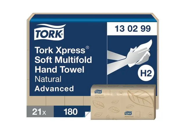 Tork Tørkeark TORK Adv resirk 2L H2 (3780)