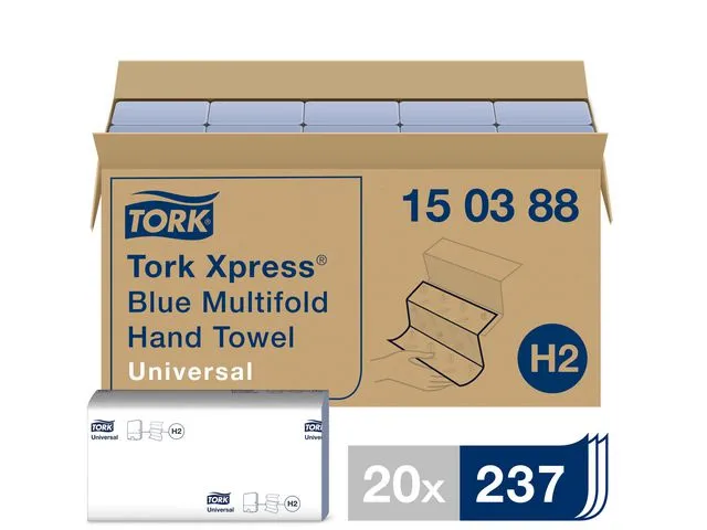 Tork Tørkeark TORK Xpress Univ. H2 Blå