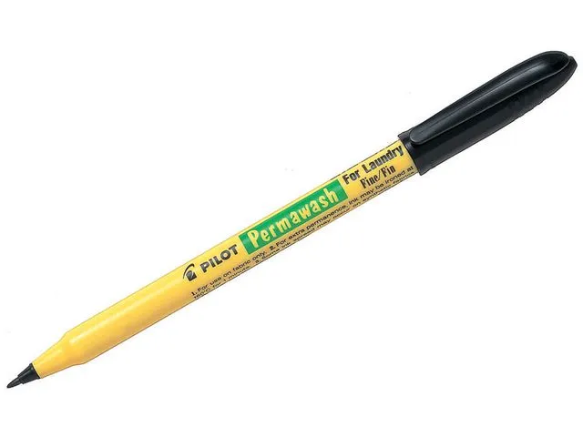 Pilot Tøymerkepenn PILOT 1mm sort