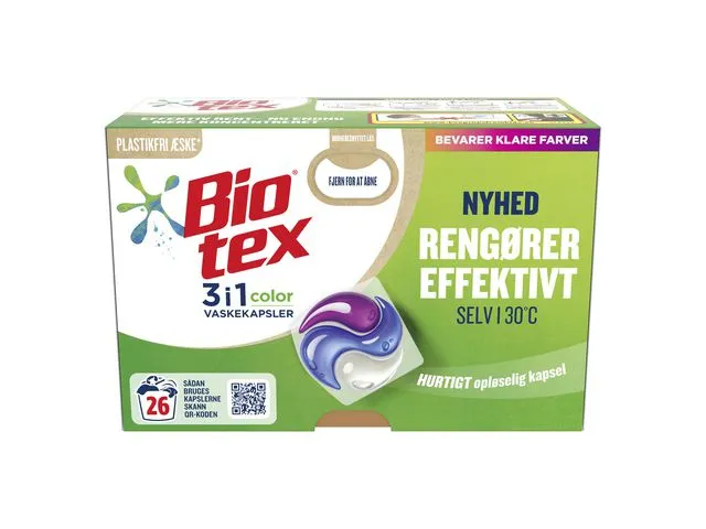 Biotex Tøyvask BIO-TEX Color 3i1 kapsler (26)