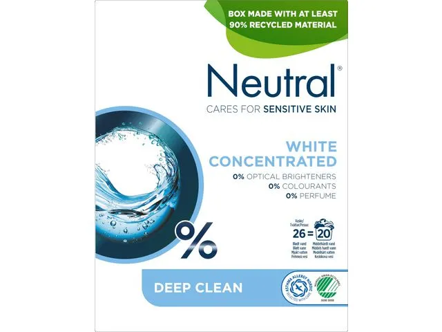 Neutral Tøyvask NEUTRAL pulver White 1040g