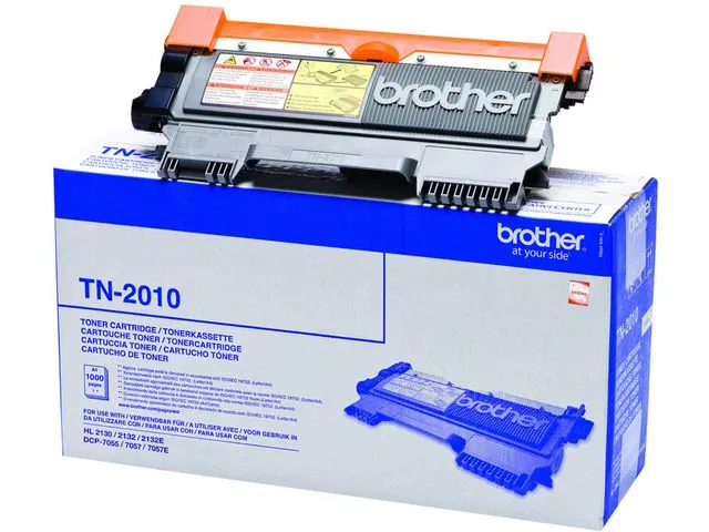 Brother toner TN-2010, svart, enkeltpakke