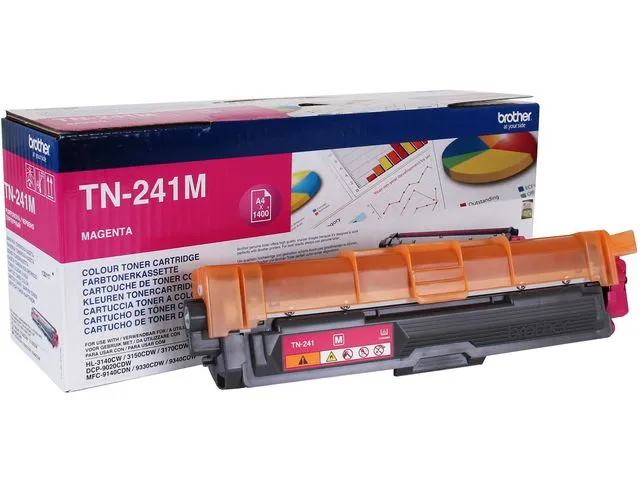 Brother Toner BROTHER TN241M 1.4K rød