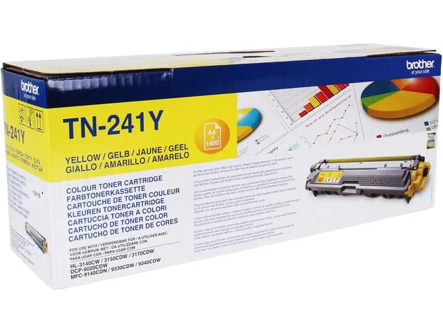 Brother Toner BROTHER TN241Y 1.4K gul
