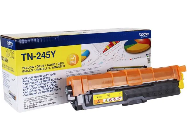 Brother Toner BROTHER TN245Y 2.2K gul