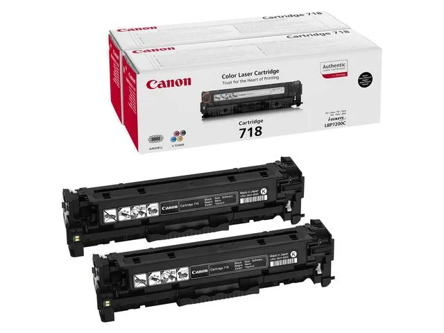 Canon Toner CANON 718BK 3.4K sort (2)
