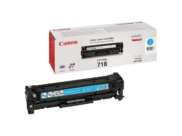 Canon Toner 718C 2.9K blå