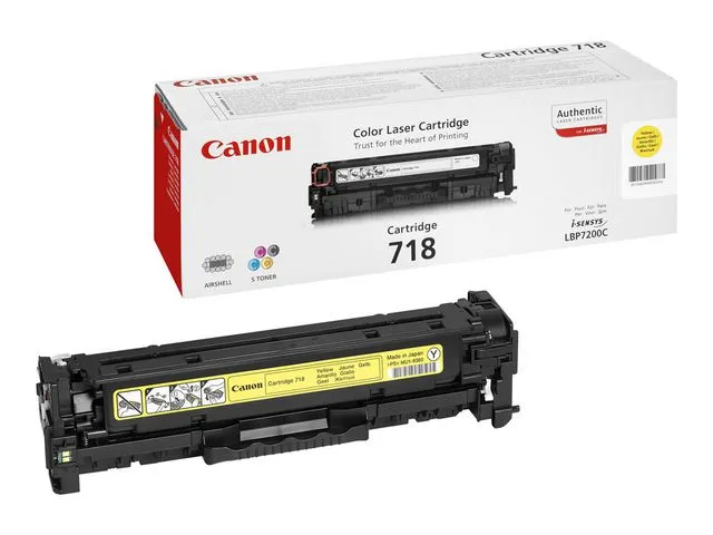 Canon Toner 718Y 2.9K gul
