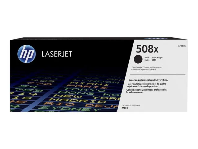 HP Toner HP 508X CF360X 12.5K sort