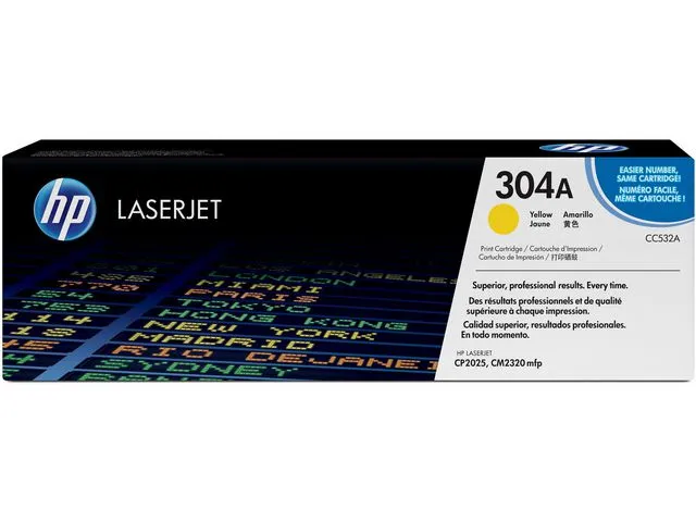 HP Toner CC532A 2.8K gul
