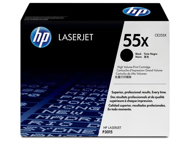 HP Toner CE255X 12.5K sort