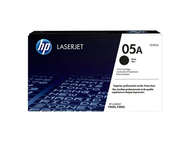 HP Toner HP CE505A 2.3K sort