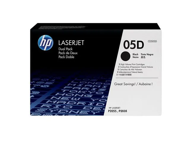 HP Toner HP CE505D 05A 2.3K sort (2)