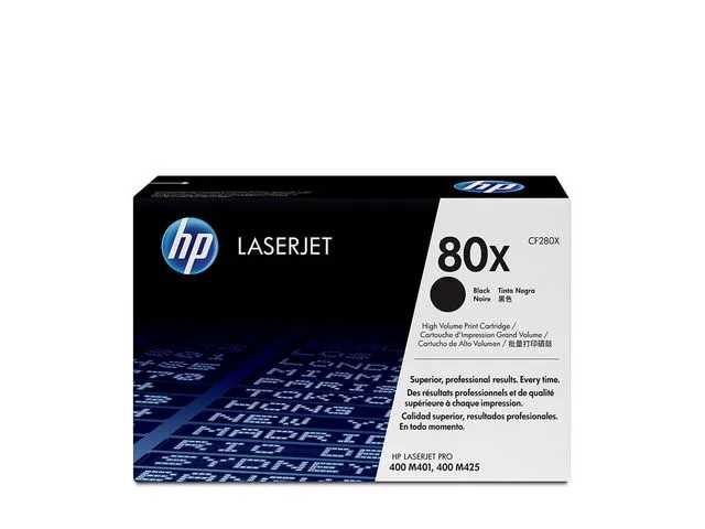 HP Toner HP CF280X 6.9K sort