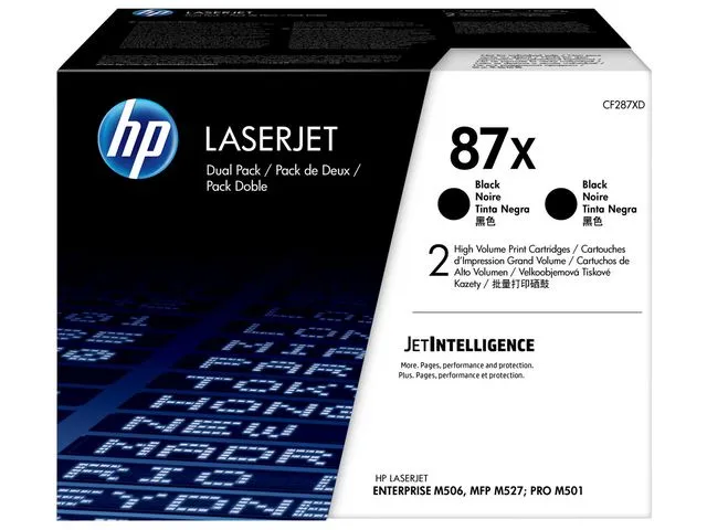 HP Toner HP CF287XD No 87X Sort (2)