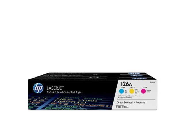 HP Toner HP CF341AM 126A C/M/Y (3)