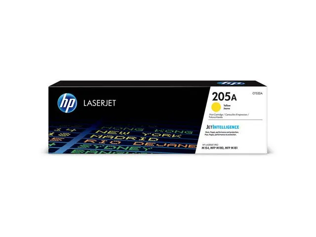 HP Toner HP CF532A 205A 0.9K Gul