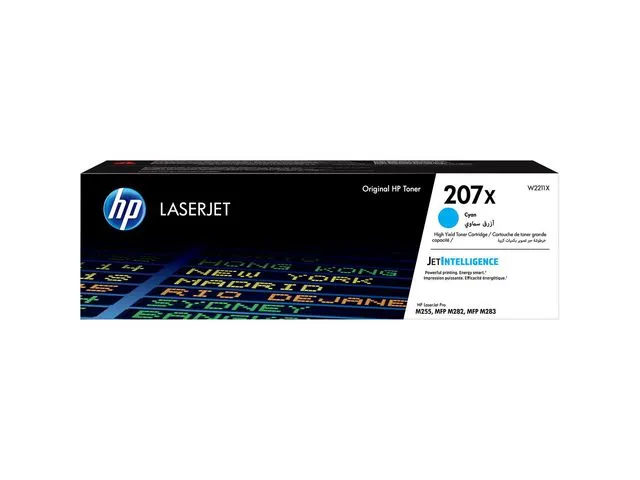 HP Toner 207X, original, cyan W2211X