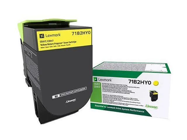 Lexmark Toner LEXMARK 71B2HY0 Gul