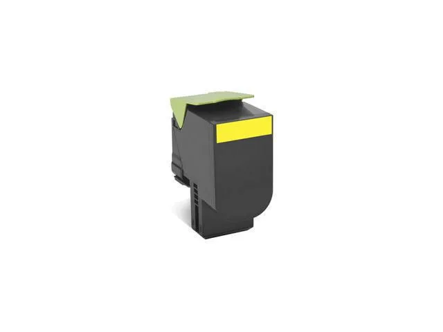 Lexmark Toner LEXMARK 80C2HY0 3K gul