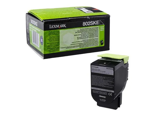 Lexmark Toner LEXMARK 80C2SKE 2.5K sort