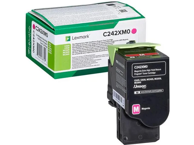 Lexmark Toner LEXMARK C242XM0 Magenta
