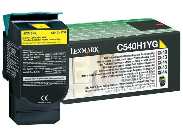 Lexmark Toner C540H1YG gul