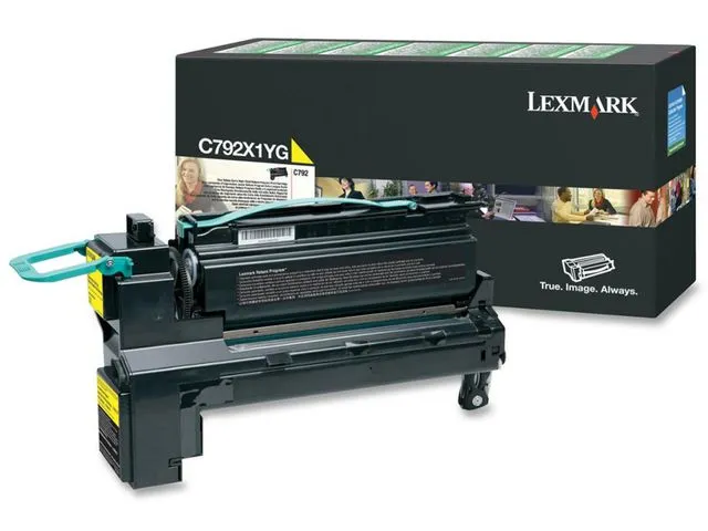 Lexmark toner C792X1YG, gul