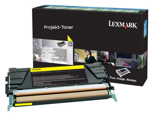 Lexmark Toner LEXMARK CC X746A3YG 7K gul