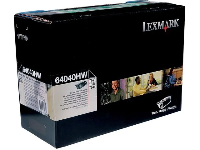 Lexmark toner, CC64040HW, T640, sort