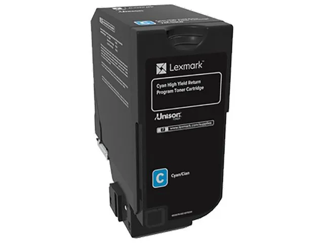Lexmark Toner LEXMARK HY RP 12K cyan 74C2HC0