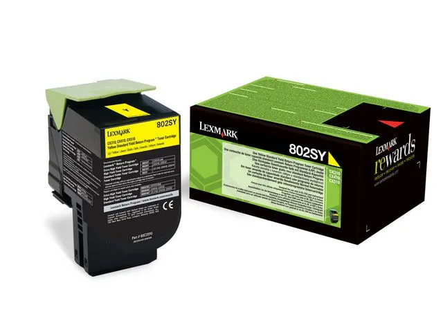 Lexmark Toner LEXMARK PB 80C2SY0 gul