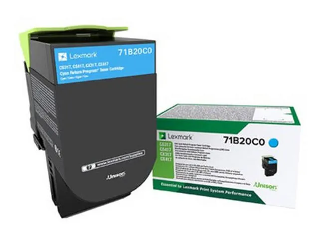 Lexmark Toner LEXMARK Return Prgm 3K cyan