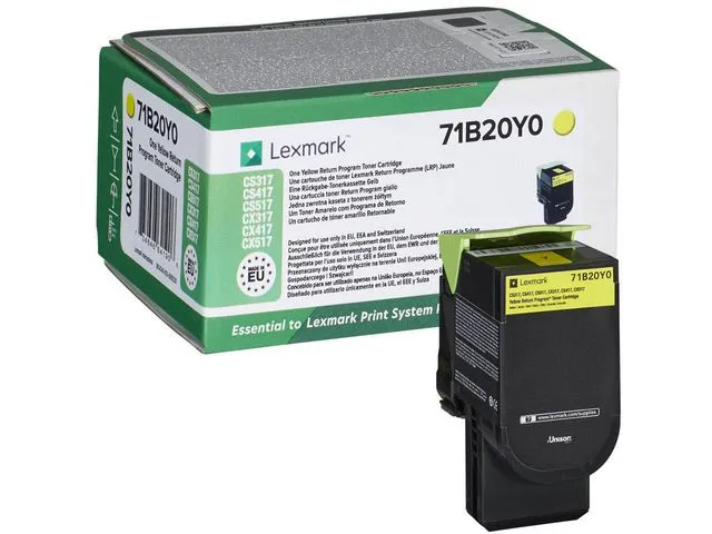 Lexmark Toner LEXMARK Return Prgm 3K yellow