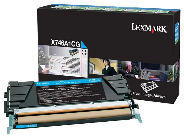 Lexmark Toner LEXMARK X746A1CG  7K blå