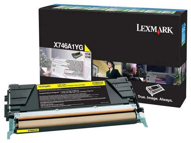 Lexmark Toner LEXMARK X746A1YG 7K gul